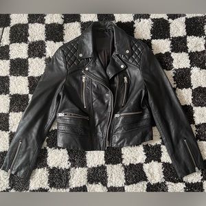 AllSaints Sulby Leather Jacket